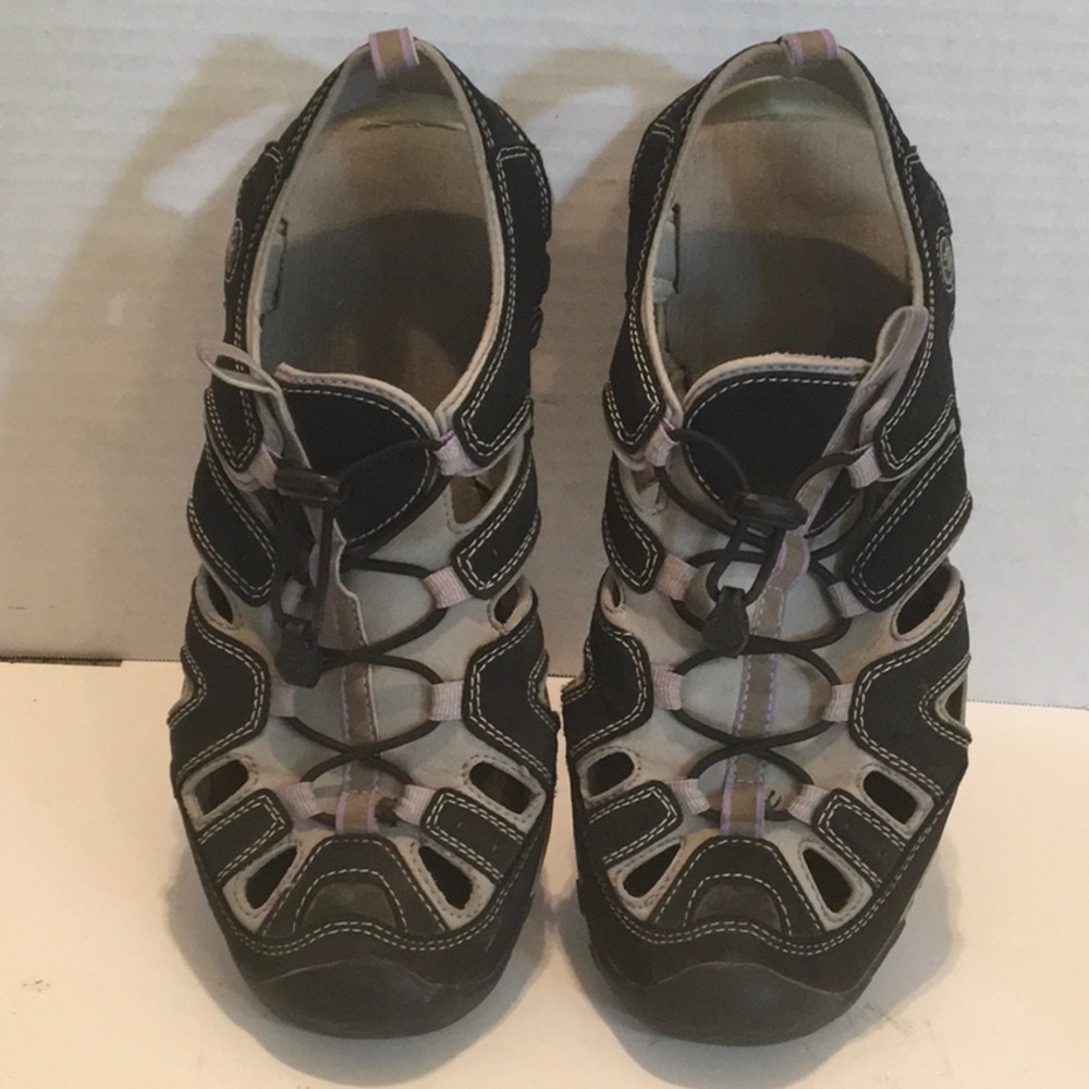 NORTHSIDE CORONA GRAY Black PURPLE SANDAL size 10